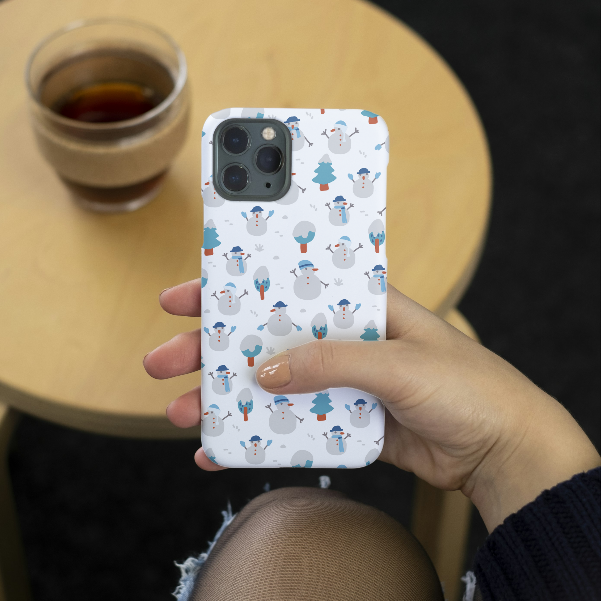 Snowy Fun iPhone Case